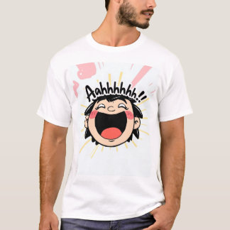 Joyful Screening - Spaß Cartoon Expression T-Shirt