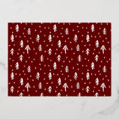 Joyful Script-Foto-Overlay Folien Feiertagskarte (Rückseite)