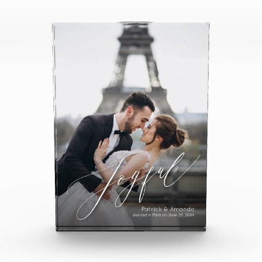 Joyful Script Fotoblock (Vorderseite)