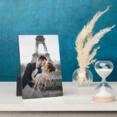 Joyful Script Tabletop Easel Foto Fotoplatte (Seite)