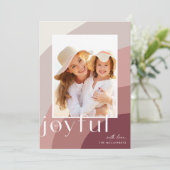 Joyful Shades | Vertikales Foto Feiertagskarte (Stehend Vorderseite)