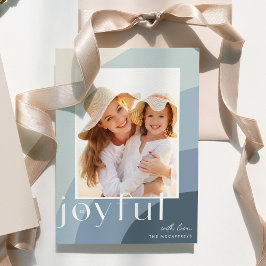 Joyful Shades | Vertikales Foto Feiertagskarte