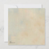 Joyful Snowman Square 5.25" Dankeskarte (Rückseite)