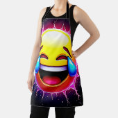 Joyful Splash: Laughing Emoji Art Schürze (InSitu)