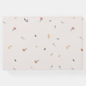 Joyful Spring Floral Wedding Einladung Gästebuch (Rückseite)