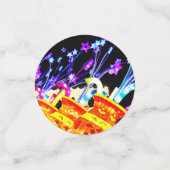 Joyful Starry Bursts Konfetti (Klein Vorderseite)