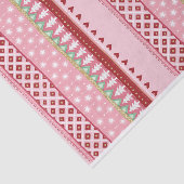 Joyful Stripe Pink Weihnachten Seidenpapier (Ausschnitt)