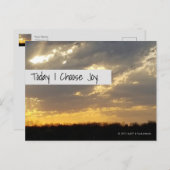 Joyful Sunset Postkarte (Vorne/Hinten)