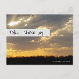 Joyful Sunset Postkarte