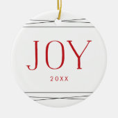 Joyful Symmetry | Doppelseitiges Foto Keramikornament (Vorne)