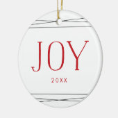 Joyful Symmetry | Doppelseitiges Foto Keramikornament (Links)