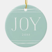 Joyful Symmetry | Doppelseitiges Foto Keramikornament (Vorne)