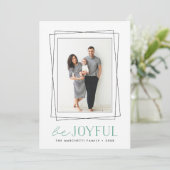 Joyful Symmetry | Moderne Weihnachten im Foto (Stehend Vorderseite)