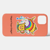 "Joyful Teapot Rainbow Delight" Case-Mate iPhone Hülle (Rückseite (Horizontal))