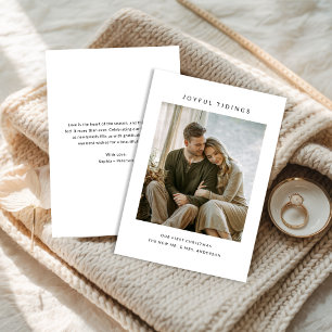 Joyful Tidings   Erste Weihnachtsnachtsnachtsnacht Feiertagskarte