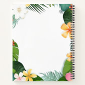 Joyful Tiger Cub with Backpack and coffee Notizblock (Rückseite)