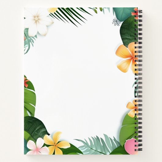 Joyful Tiger Cub with Backpack and coffee Notizblock (Rückseite)