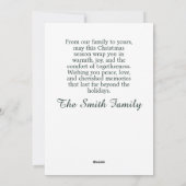 Joyful Togetherness Feiertagskarte (Rückseite)