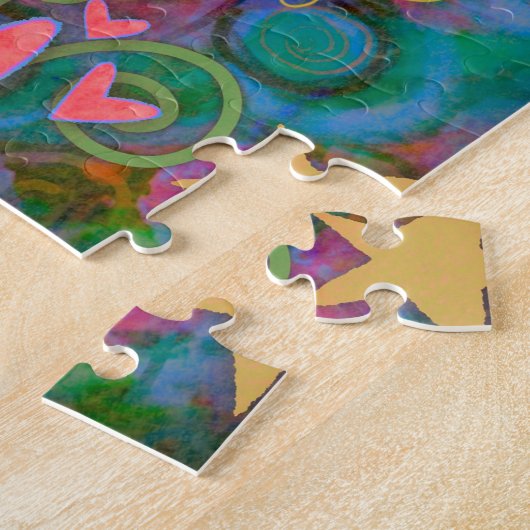 Joyful Trendy Harmony Herzblut Inspirivity Puzzle (Seite)