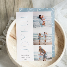 Joyful Trio Modern 3 Feiertagskarte