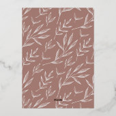 Joyful Trio Modern 3 Folien Feiertagskarte (Rückseite)