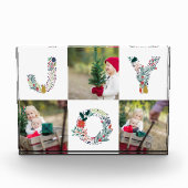 Joyful Type Holiday Foto Collage Block (Vorderseite)