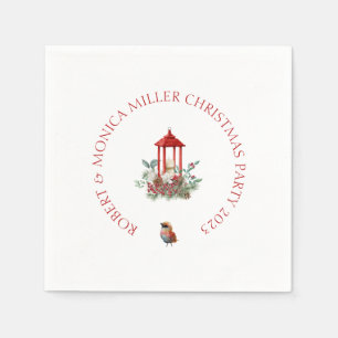 Joyful Vibe Weihnachten Blume & Laternenbukett Serviette