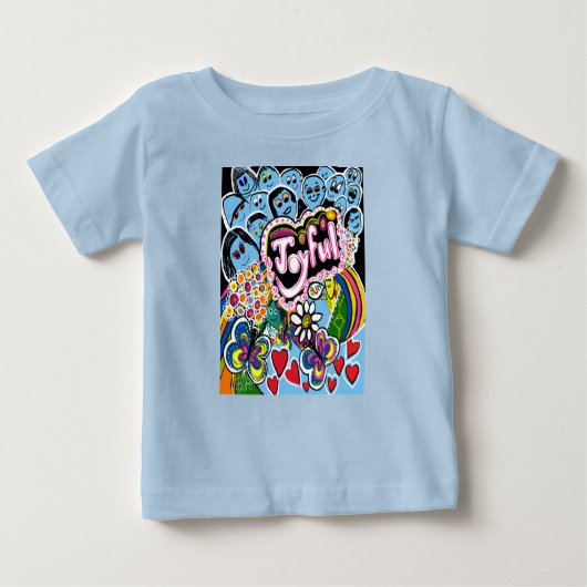 Joyful Vibes Celebrate Happiness & Togetherness Baby T-shirt (Vorderseite)