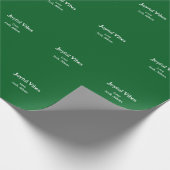 Joyful Vibes green Christmas holidays love family Geschenkpapier (Ecke)