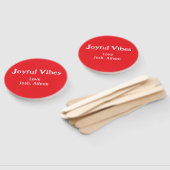 Joyful Vibes Rote Weihnachtsferien Liebe Fächer (Non-assembled)