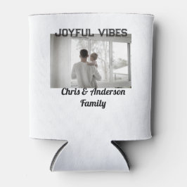 Joyful Vibes Vater Sohn Familie Weihnachtsfeiertag Dosenkühler