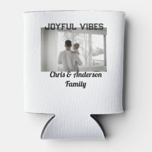 Joyful Vibes Vater Sohn Familie Weihnachtsfeiertag Dosenkühler