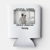 Joyful Vibes Vater Sohn Familie Weihnachtsfeiertag Dosenkühler (Rückseite)