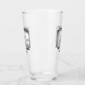 Joyful Vibes Vater Sohn Familie Weihnachtsfeiertag Glas (Links)