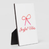 Joyful vibes Weihnachten RED BOW Ferien Familienna Fotoplatte (Seite)