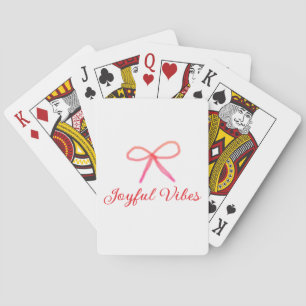 Joyful vibes Weihnachten RED BOW Ferien Familienna Spielkarten