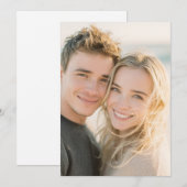 Joyful Warm Realistic Photo Einladung (Vorne/Hinten)