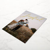 Joyful Warmes wünscht Weihnachten Folien Feiertagskarte (Gedreht)