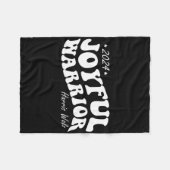 Joyful Warrior Kamala Harris Tim Walz 2024 Groovy Fleecedecke (Vorderseite (Horizontal))