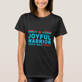 Joyful Warrior Kamala Harris Tim Walz Waltz 2024 T-Shirt