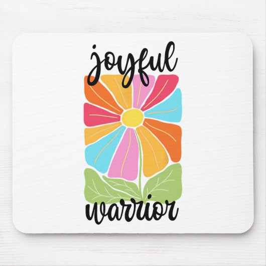Joyful Warrior Kamala Harris Tim Wheimer 2024 Elec Mousepad (Vorne)