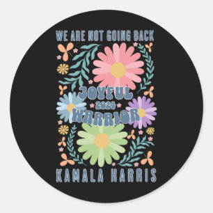 Joyful Warrior Kamala Harris Waltz 2024 Wir sind n Runder Aufkleber