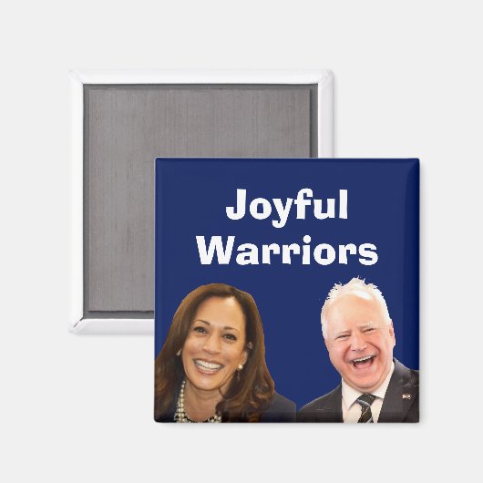 Joyful Warriors Harris und Walz Magnet (Vorderseite/Rückseite)