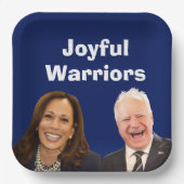 Joyful Warriors Harris und Walz Pappteller (Vorderseite)