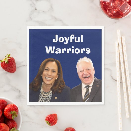 Joyful Warriors Harris und Walz Serviette (Beispiel)