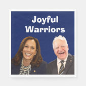 Joyful Warriors Harris und Walz Serviette (Vorderseite)