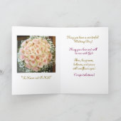 Joyful Wedding, Faltkarte Karte (Innenseite)