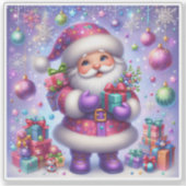 Joyful Weihnachtskleber Aufkleber (Vorderseite)