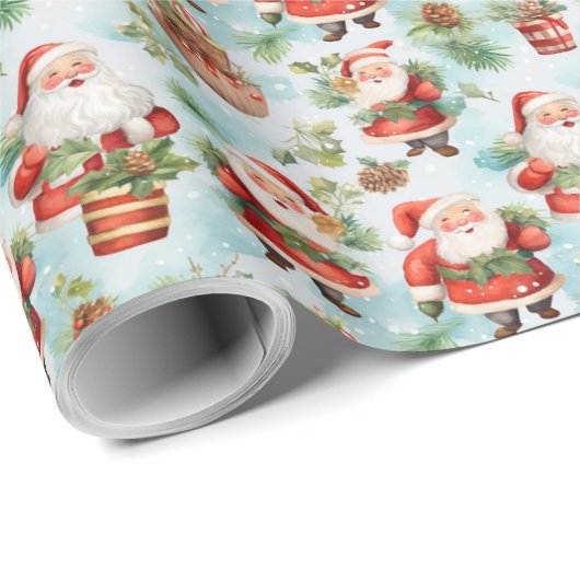 Joyful Weihnachtsverpackungspapier Geschenkpapier (Rolleneckpunkt)