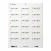 Joyful Whimsy Holiday Gift Tags Adressaufkleber (Vorne)